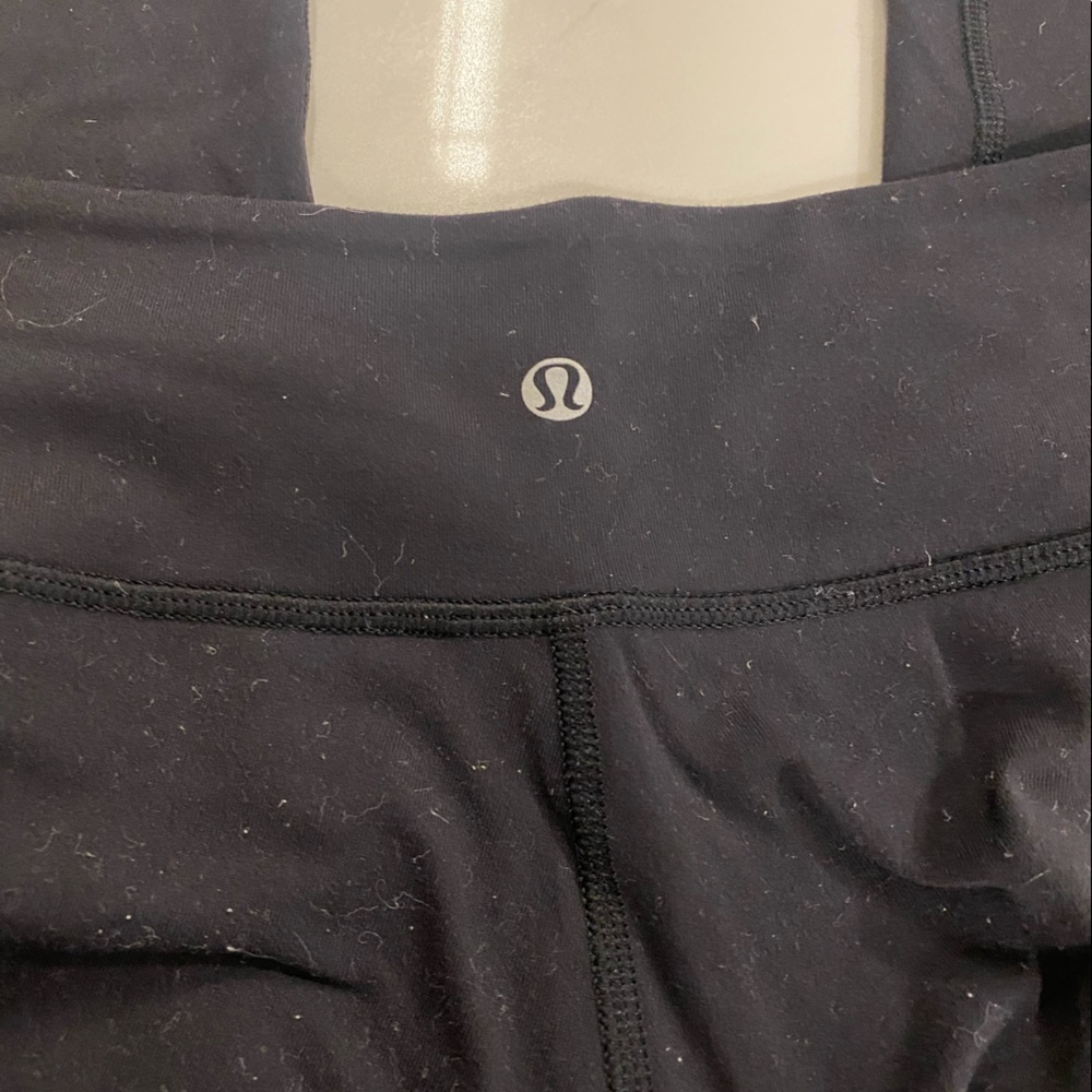Lululemon cold weather low rise leggings with some pilling (pictured) size 4